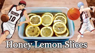 Honey Lemon Slices From Kuroko No Basket! 🍯🍋 #Kurokonobasket #Anime #Recipe #Shorts