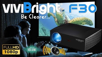 Powerful!!! ViviBright F30 Full Hd 1080p LED 4200 Lumen Keystone Projector