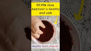 is it safe to eat beetroot everyday? #shortsfeed #food #shortsvideo #beetroot