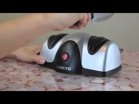 LINKYO Electric Knife Sharpener - YouTube