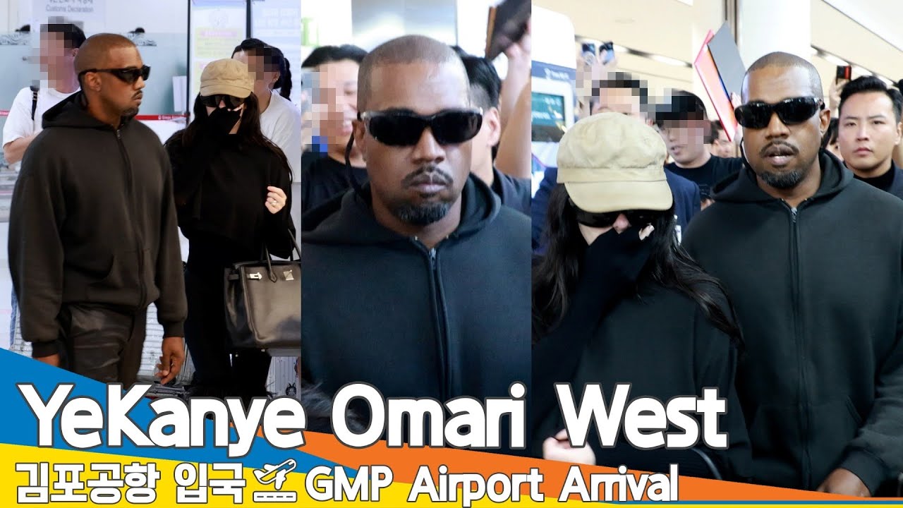 PHOTO】カニエ・ウェスト&妻ビアンカ・センソリ、コンサートのため韓国 