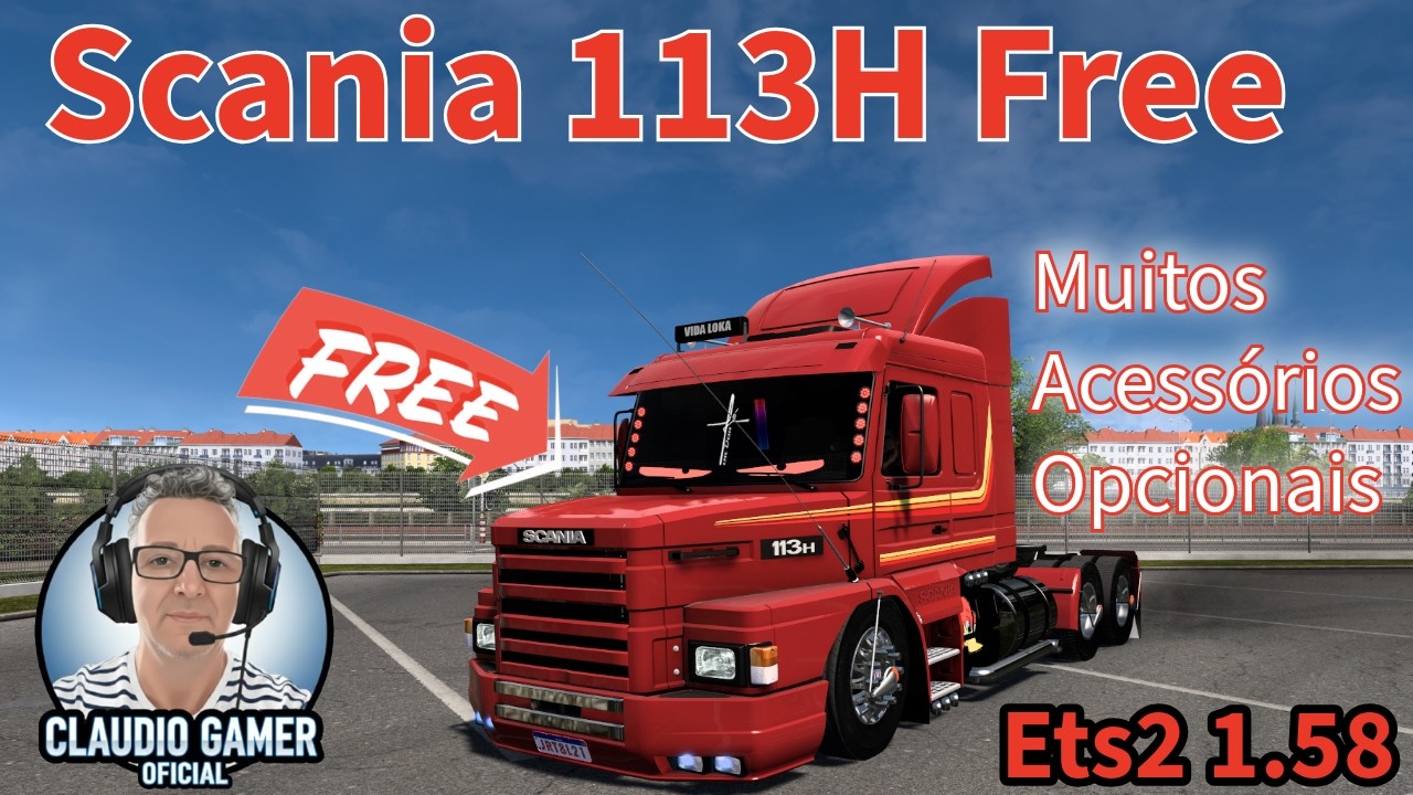 Download Scania 133H Bicuda Free Muitos Acessórios e Opcionais Ets2 1. ...