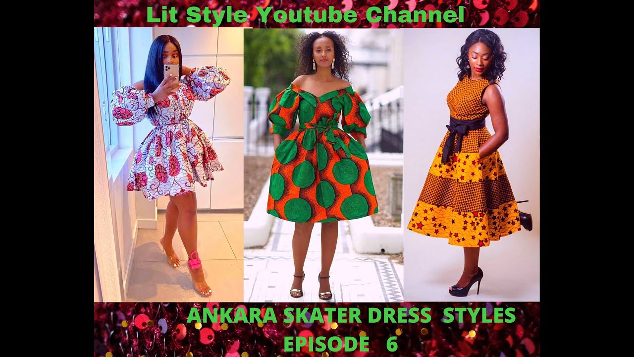 Ankara umbrella gown styles 