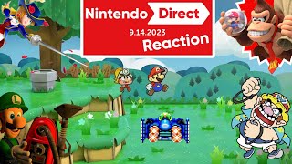 Oops! All Mario (and somehow F-Zero) | Nintendo Direct 9/14/23 Reaction