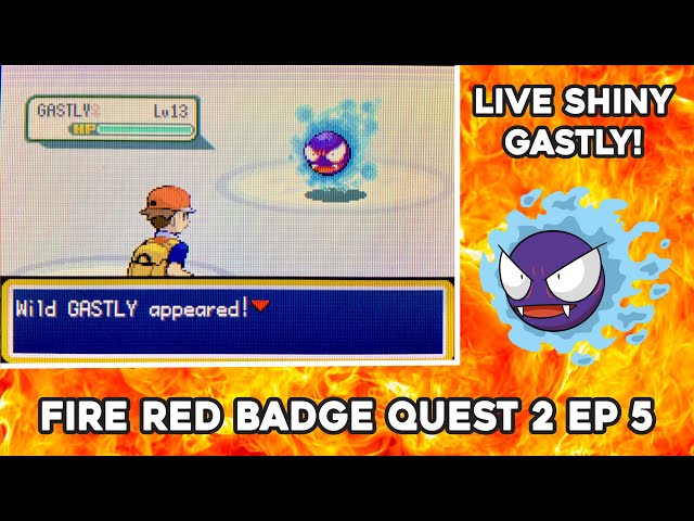 Live Shiny Gastly, Haunter & Gengar Halloween 🎃 Pokémon Fire Red