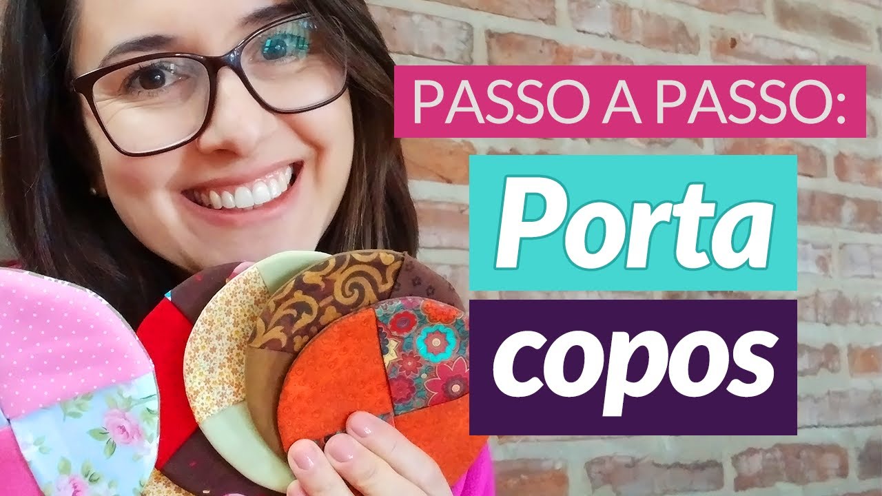 Porta copos - Passo a Passo | Sil Cardoso