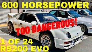 Banned From Racing 600 Horsepower Ford Rs200 Evolution - 500,000 Rally Car