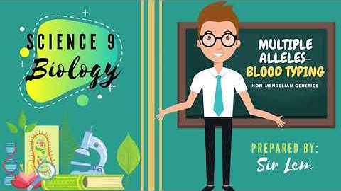 Lesson 11: Multiple Alleles- ABO Blood Typing