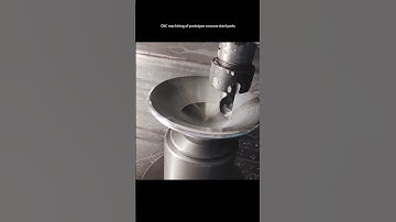 CNC machining of prototype concave steel parts #cnc #factory #manufacturing