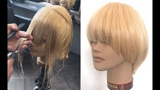 How to: 70's inspired bowl haircut tutorial - Bowl bob cut Technique