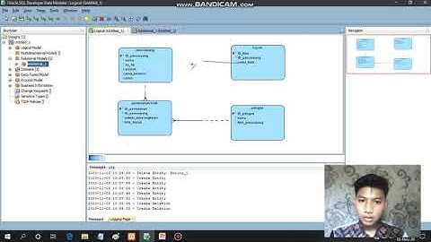 Tutorial Penggunaan SQL Developer Data Modeler (kasus sederhana menggunakan Diagram ER)