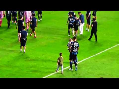 [인모것직캠] 180902 부노자 둘째아들 Vigo를 위한 생일축하 vs울산현대(3-2)