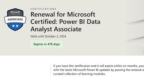 Power BI Data Analyst Associate certification Renewal | Q&A
