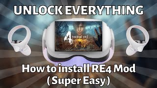 Resident Evil 4 Mod // HOW TO UNLOCK EVERYTHING // SUPER EASY screenshot 4