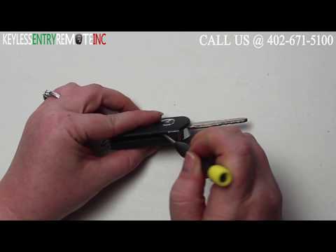 How To Replace A 2009 - 2013 Mazda 6 Key Fob Battery Part Number BGBX1T478SKE12501
