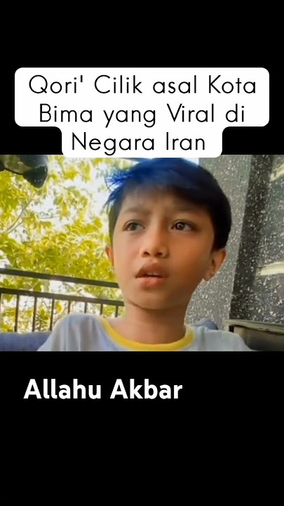 Qori' Cilik viral asal Bima NTB