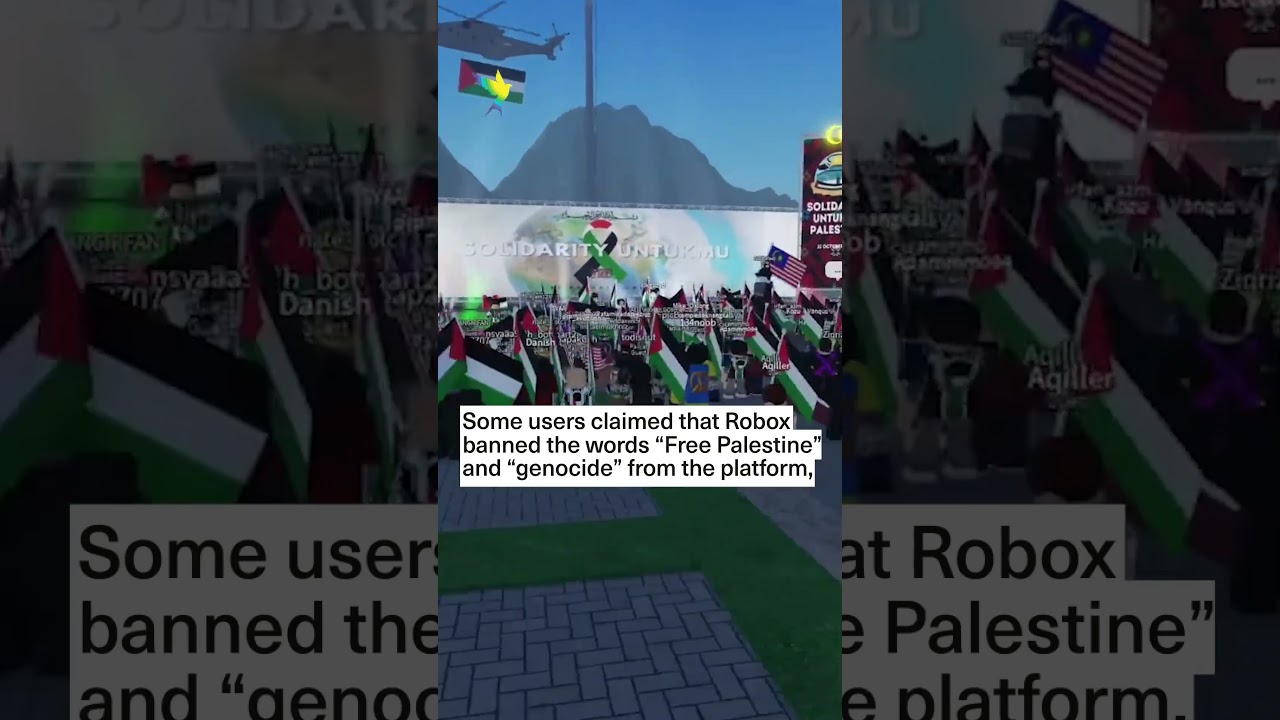 Roblox' players are joining digital pro-Palestine rallies