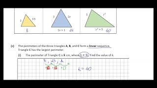 Junior Cycle Maths 2022 Q4: Sequence & Perimeter Guide
