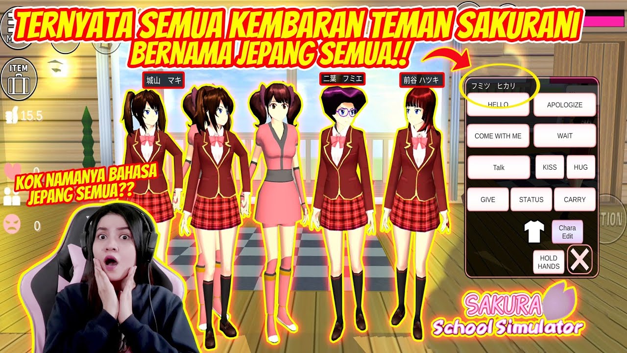 ANEH BANGET!! KEMBARAN TEMAN CEWEK SAKURANI BERNAMA JEPANG SEMUA!! SAKURA SCHOOL SIMULATOR- PART 204