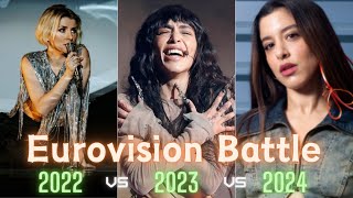 Eurovision Battle - 2022 vs 2023 vs 2024