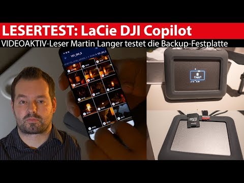 LaCie DJI Copilot: Smartphone-Videos einfach sichern