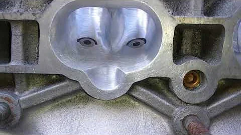 B16 port and polish Intake runner