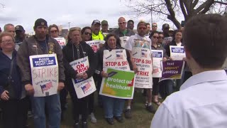 Web Extra: Pete Buttigieg Meets Striking Stop & Shop Workers In Malden