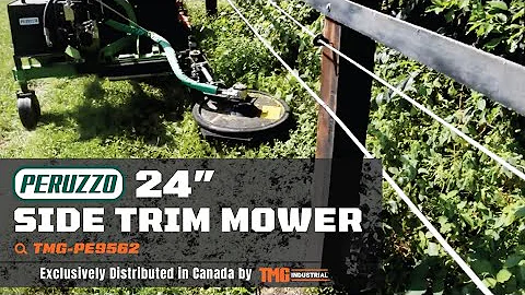 Peruzzo 24” Offset Hydraulic Rotary Side Trim Mower, Made in Italy, MFR#: ROTO-PTO, TMG-PE9562