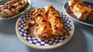 Vegan Enchiladas With Our New Vegan Friends