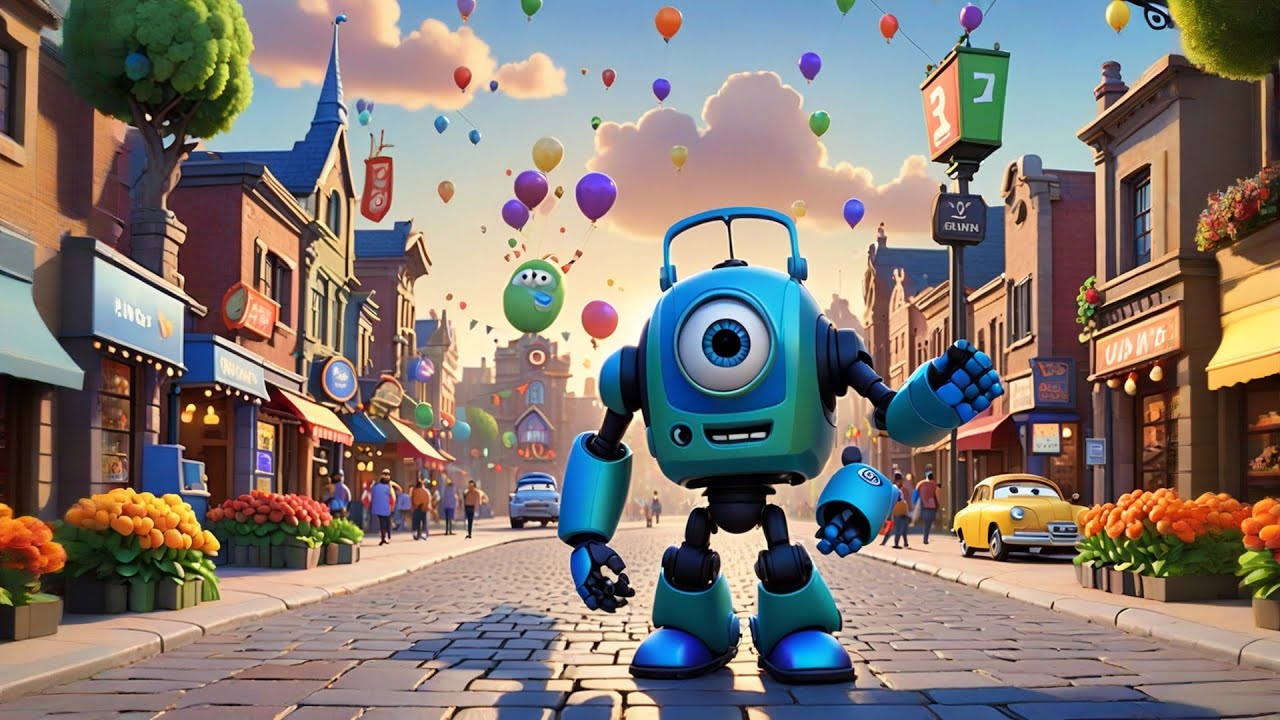 Benny Bot Plays Music | Fun Song for Kids | Nursery Rhymes and Musical Learning