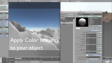 Snow Mountain Landscape in Lightwave 9.6