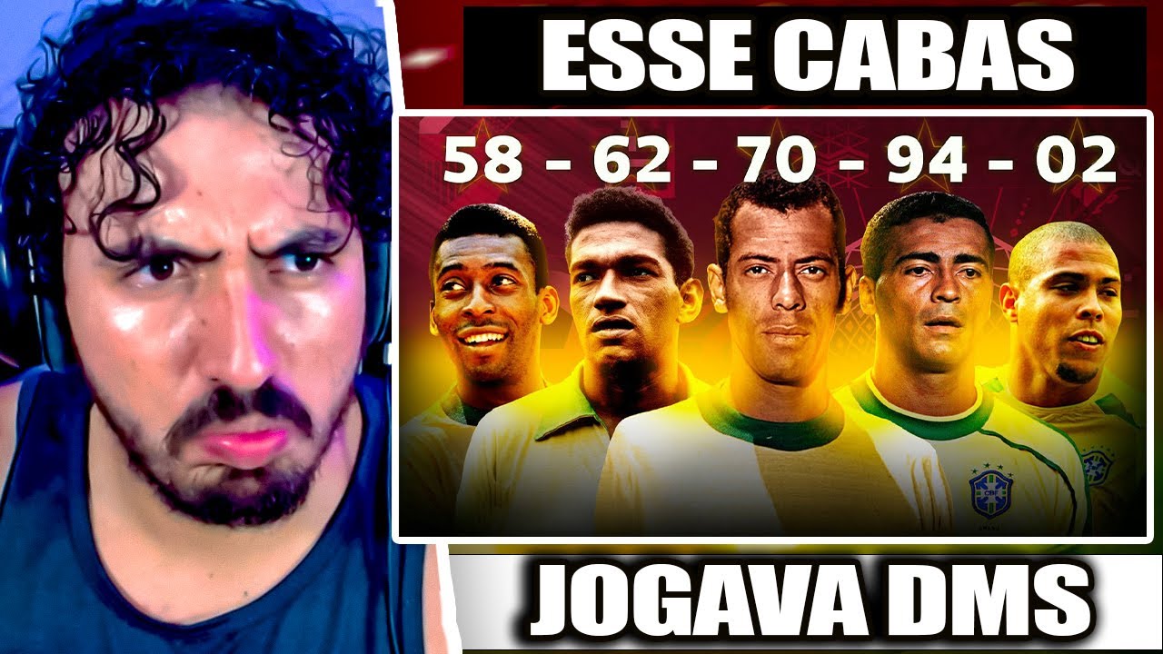 BRASIL PENTA: relembre os 5 títulos de Copa do Mundo ⭐⭐⭐⭐⭐ | Leozin React