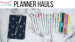 SOME RECENT PLANNER HAULS | Stickers, Pens, and new iPad!