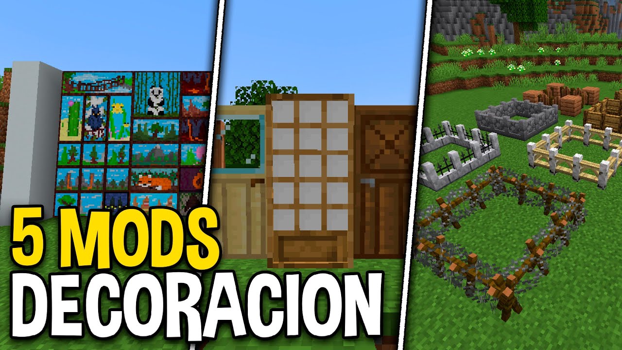 5 Mods de DECORACION para Minecraft 1.17.1 🏡 [Macaw's Mods] YouTube
