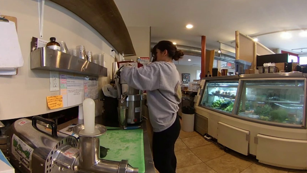 One minute Green Machine @Trailside Cafe