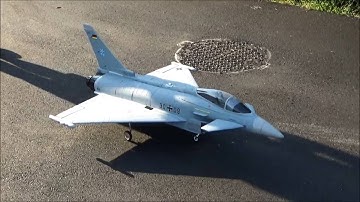 Freewing Eurofighter Typhoon V2 90mm EDF Thrust Vector! Maiden flight in HD-2° part