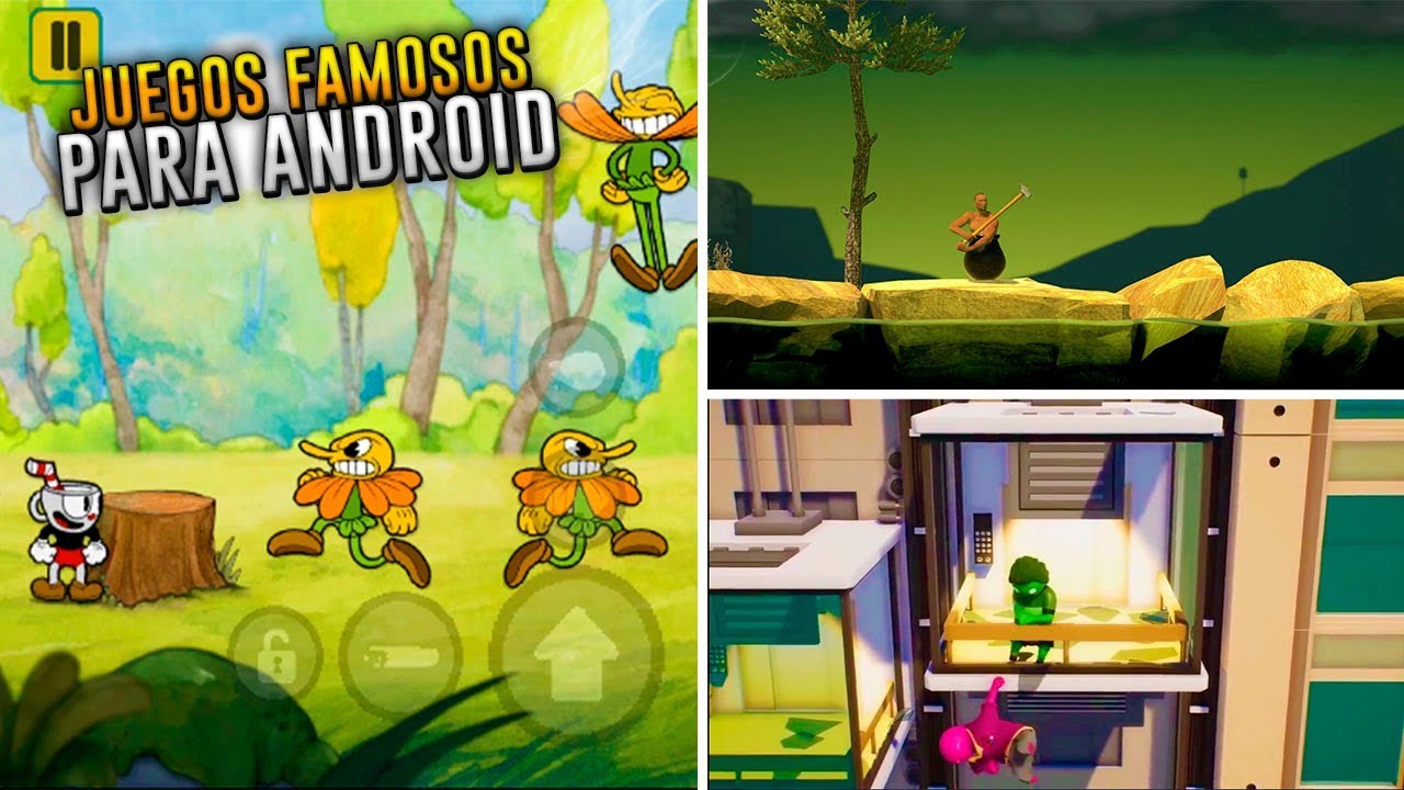 Mejores Copias de Juegos Famosos para Android *Cuphead, Getting Over It, Gang Beasts* camera iphone 8 plus apk