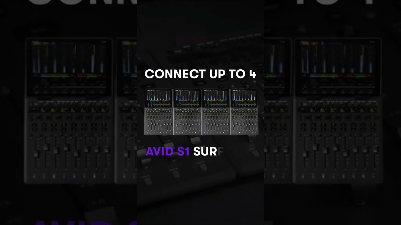 🎚️ Connect up to 4 Avid S1 surfaces