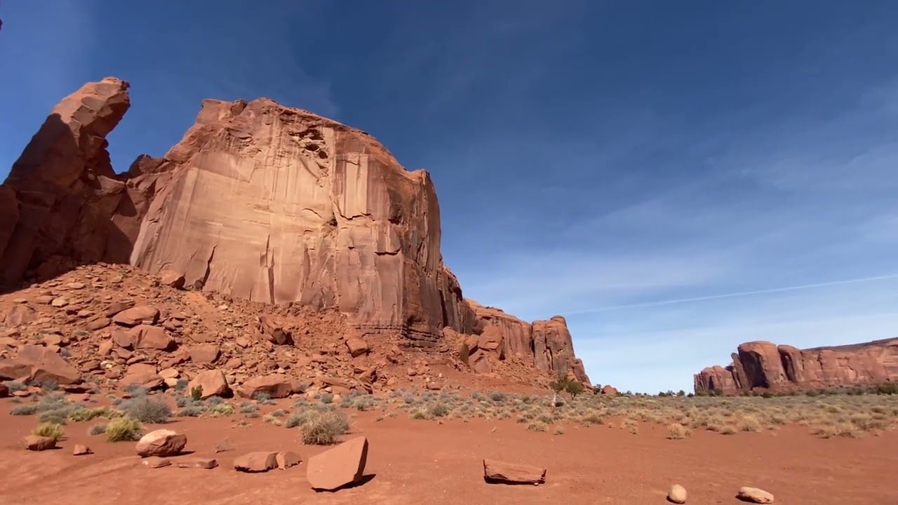 【Arizona】Rain God Mesa, Spearhead Mesa and Thunderbird Mesa @ Monument Valley in February 2023