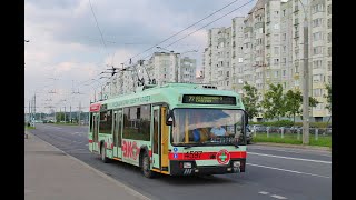 картинка: ІНФАРМАТАР тралейбуснага маршруту №77 г. Мінска (Данчанка + Крапіневіч)