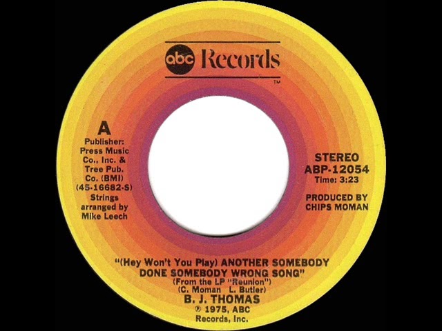 1975 HITS ARCHIVE: Another Somebody Done Somebody Wrong Song