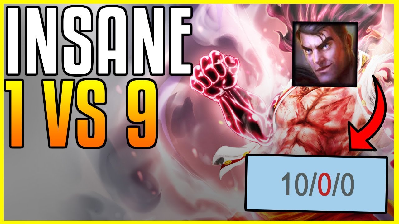 BRUTAL 1VS9 HARD STOMP | Jayce VS Annie