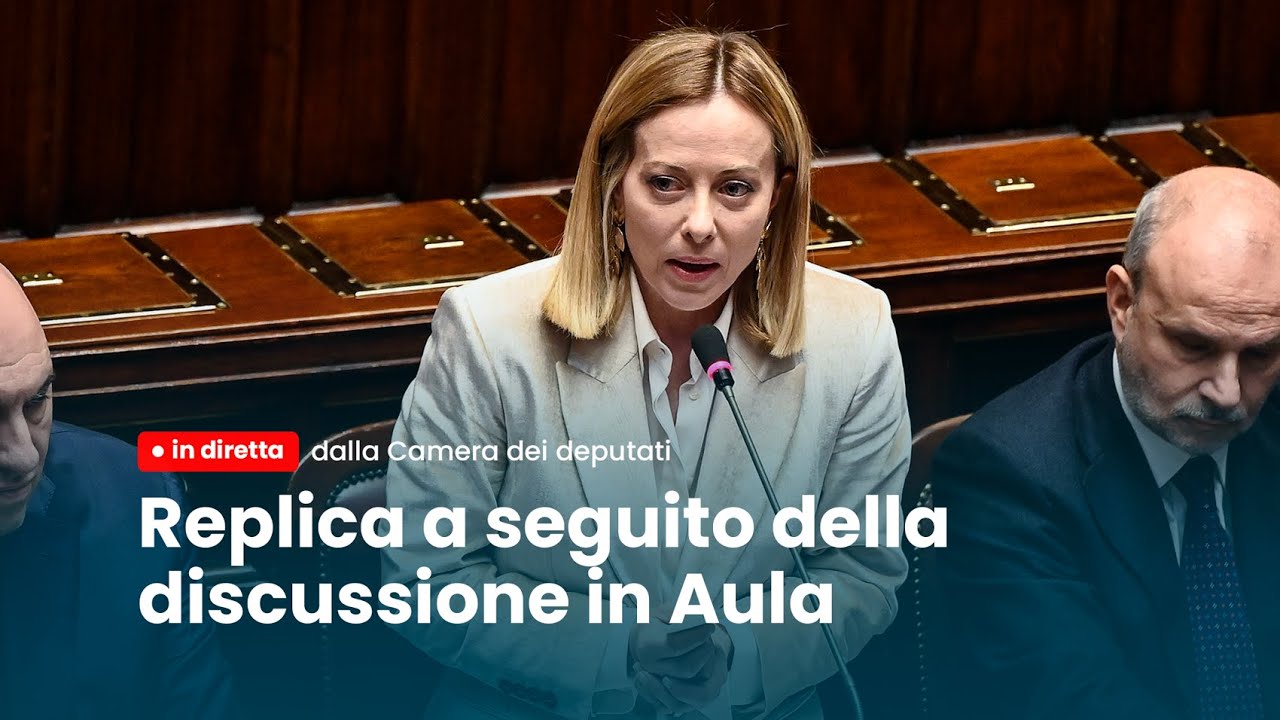 🔴 In diretta dalla Camera dei Deputati, la mia replica in seguito alla discussione in Aula