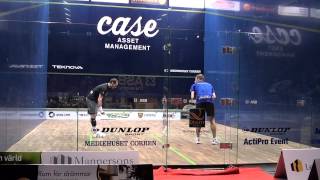 PSA Case Swedish Open Final 2013 Nick Matthew vs. Gregory Gaultier Part 1/4