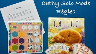 Calico - Règles Solo non officiel Cathy