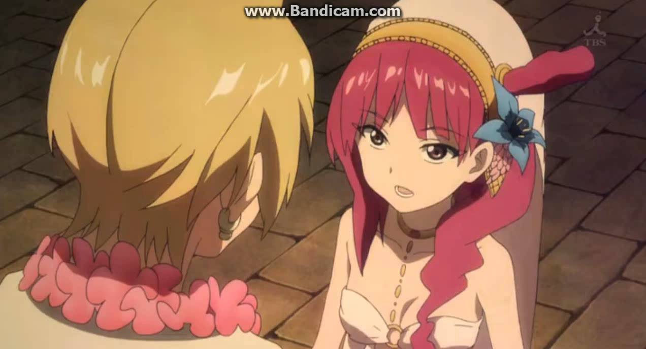 Няшный отрывок из аниме: Маги Лабиринт Волшебства:) - YouTube