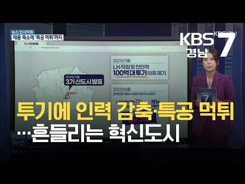 [뉴스 인사이트] 투기에 인력 감축·특공 먹튀…흔들리는 혁신도시 / KBS 2021.09.29.