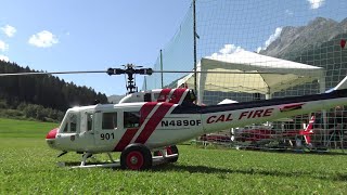 CAL FIRE RC TURBINE BELL UH-1H IROQUOISE SCALE HELICOPTER