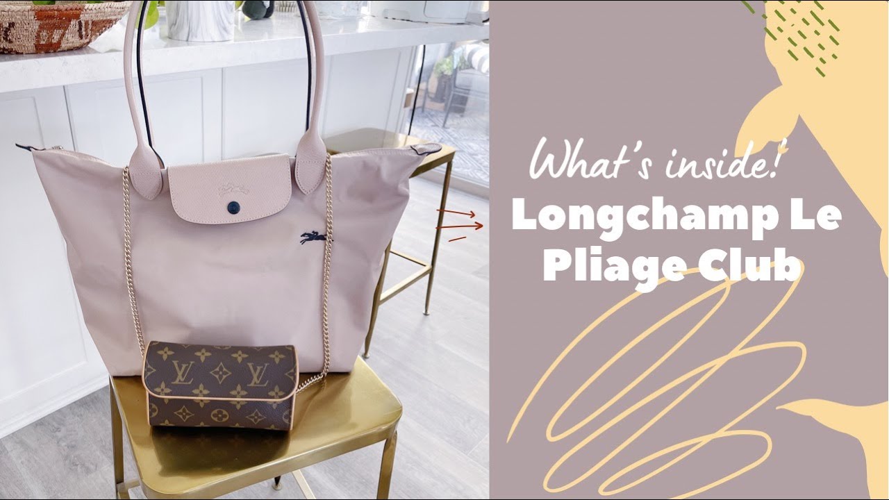 WHAT'S IN MY LONGCHAMP?!! Le Pliage CLUB