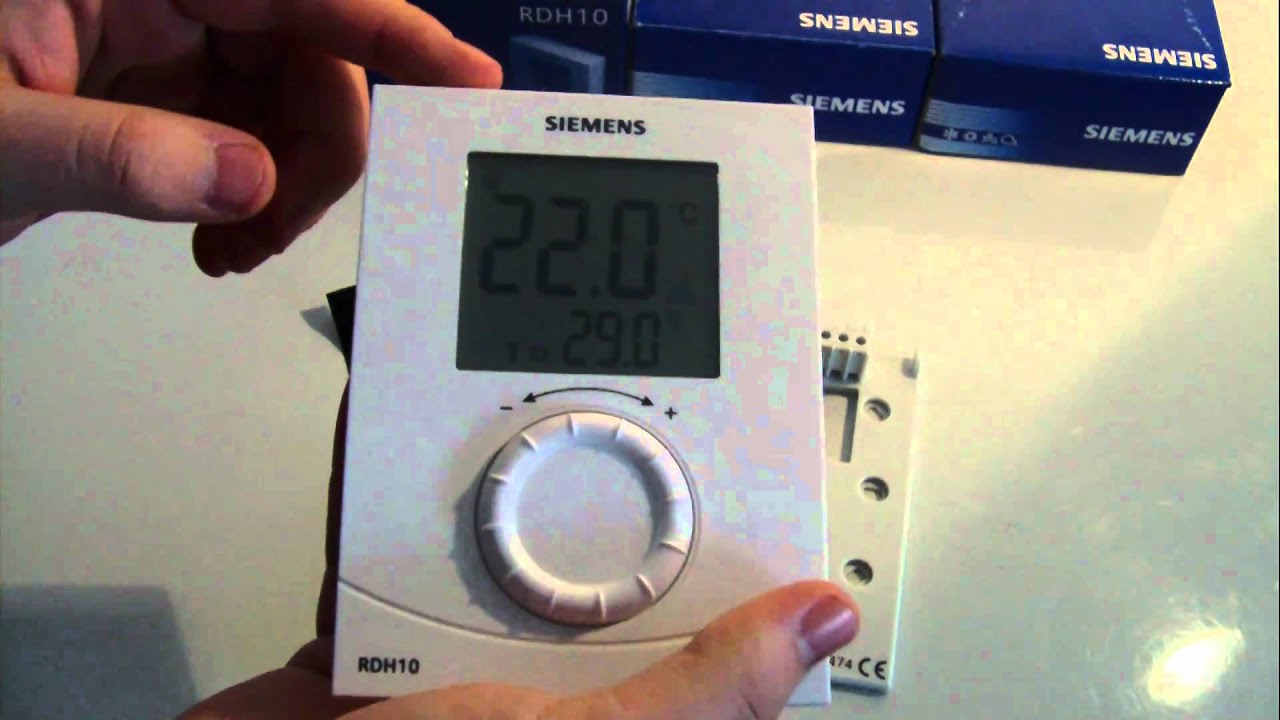 Branchement Thermostat Siemens Rdh 100 Demax Wall8